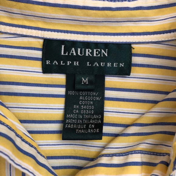 Lauren Ralph Lauren Women's Stripe Button Down - Picture 6 of 7